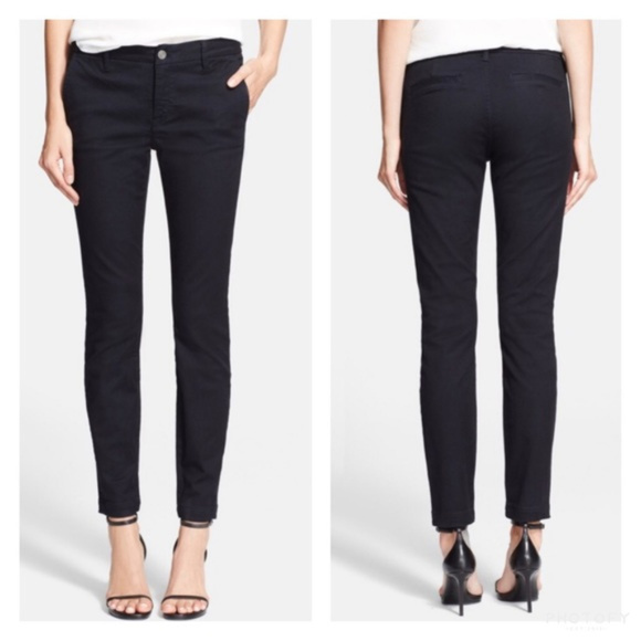 charcoal skinny trousers